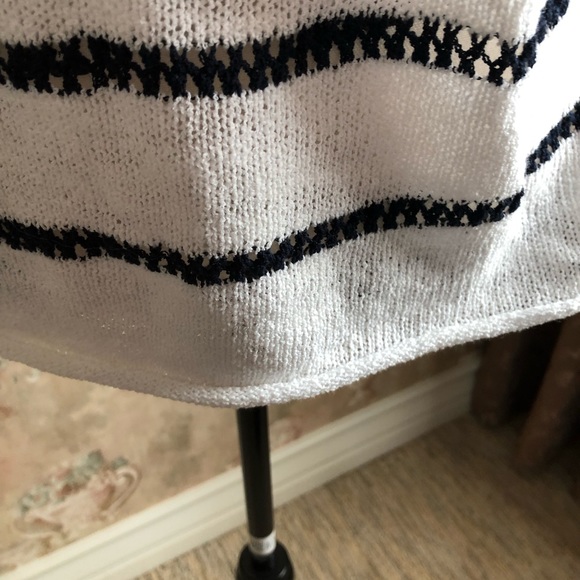 NWT JONES NEW YORK   NAVY DOCK SWEATER - Picture 3 of 4